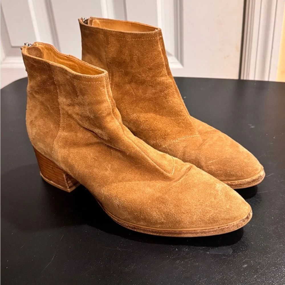 Rag & bone Tan Suede Ankle Boots size 39
